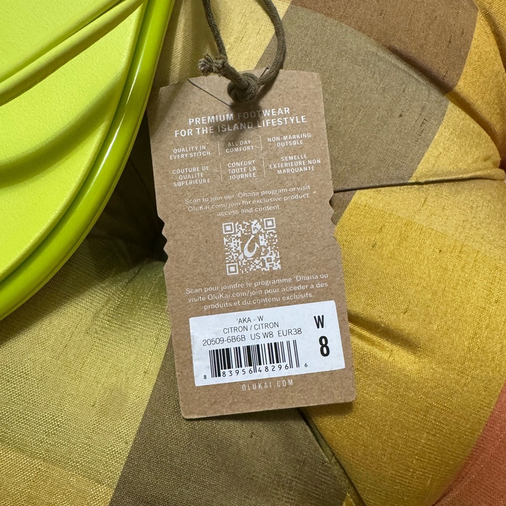Olukai AKA-W Citron NWT $70 - Picture 10 of 11